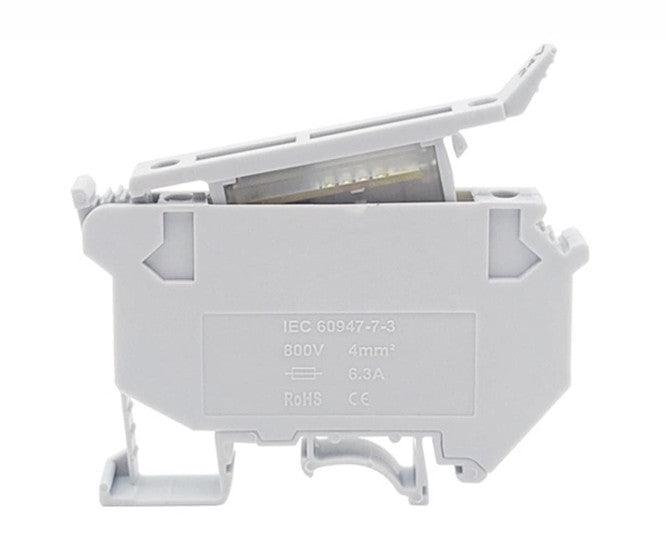 Terminal Block Din Fuse Holder 4mm Fuse Tbfh Vkk5 Hesi - Livestainable.co.za