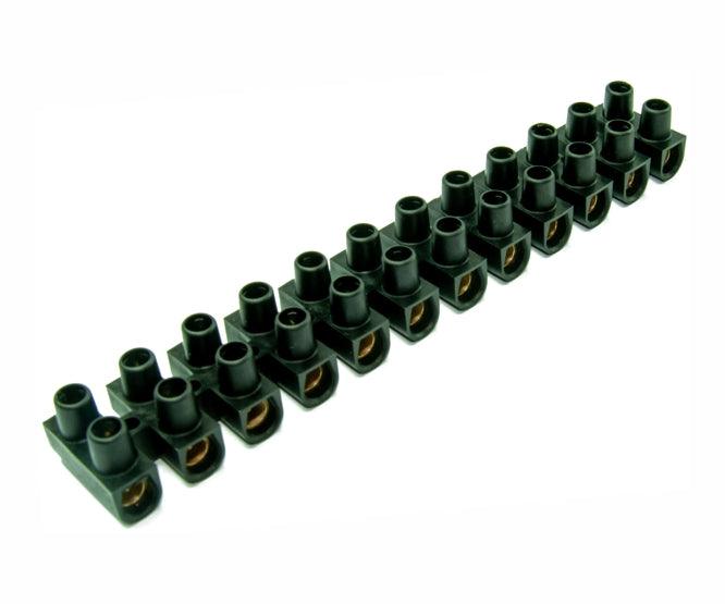 Strip Connector Socket 12 W 10 A Feed Through Type Black Tb H10 10 A - Livestainable.co.za