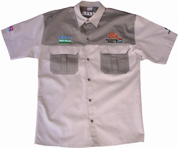 Vermont Mens Bush Shirt Khaki 100% Cotton Small - Livestainable.co.za