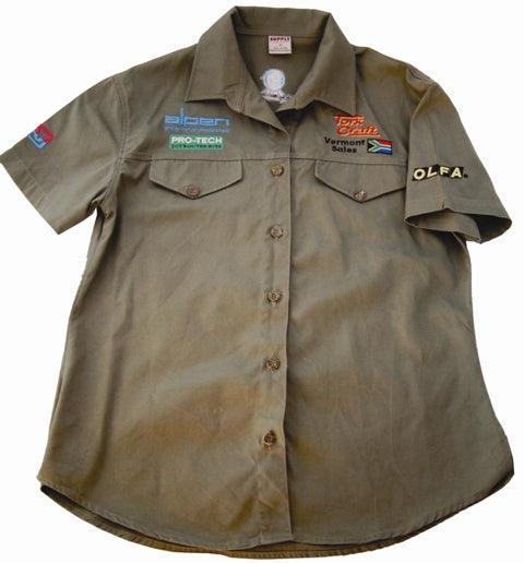 Vermont Mens Bush Shirt Khaki 100% Cotton 3 Xl - Livestainable.co.za