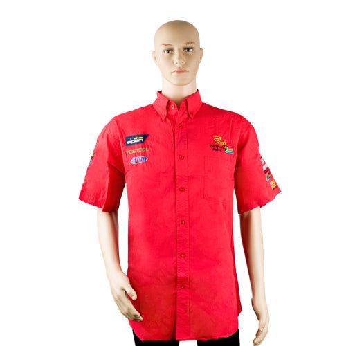 Vermont Mens Cotton Shirt Red Large - Livestainable.co.za