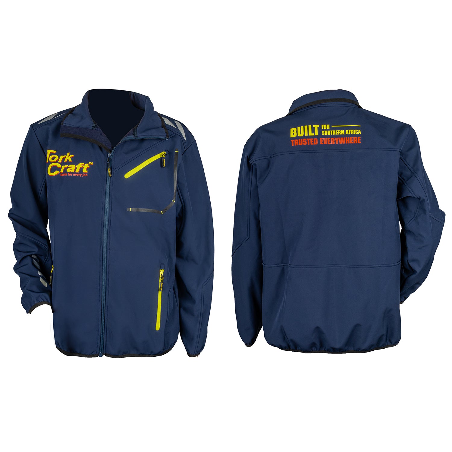 Tork Craft Unisex Soft Shell Jacket Blue X Large