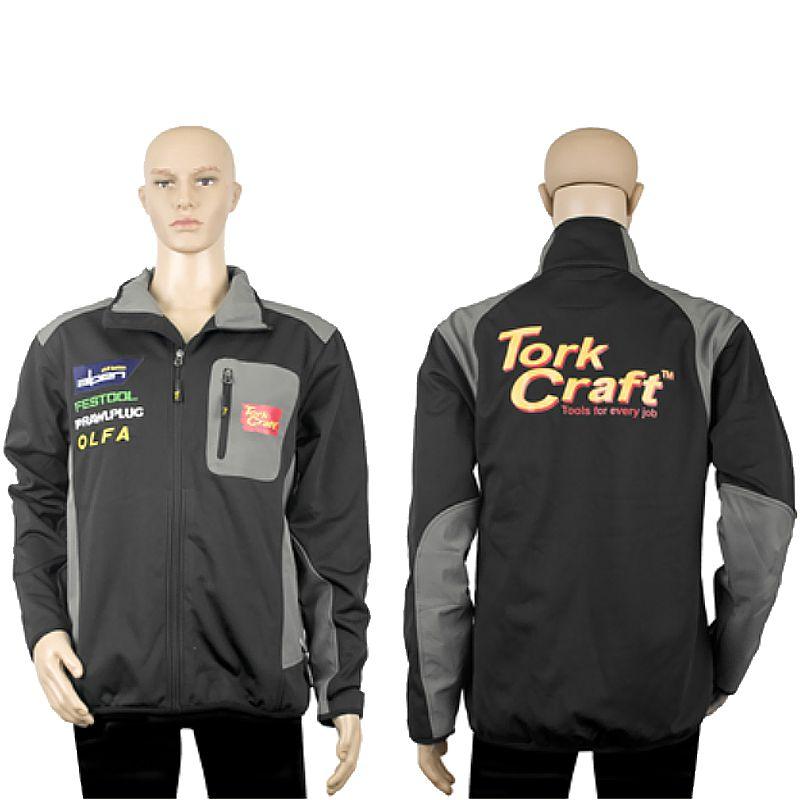Tork Craft Soft Shell Jacket Black Small - Livestainable.co.za