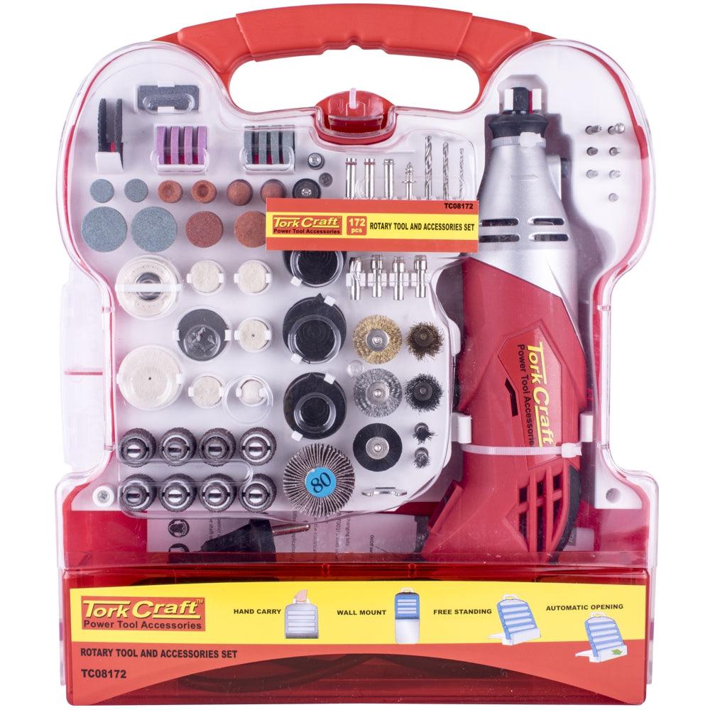 Mini Rotary Tool 170 W And Accessory Kit 172 Pc In Plastic Case - Livestainable.co.za