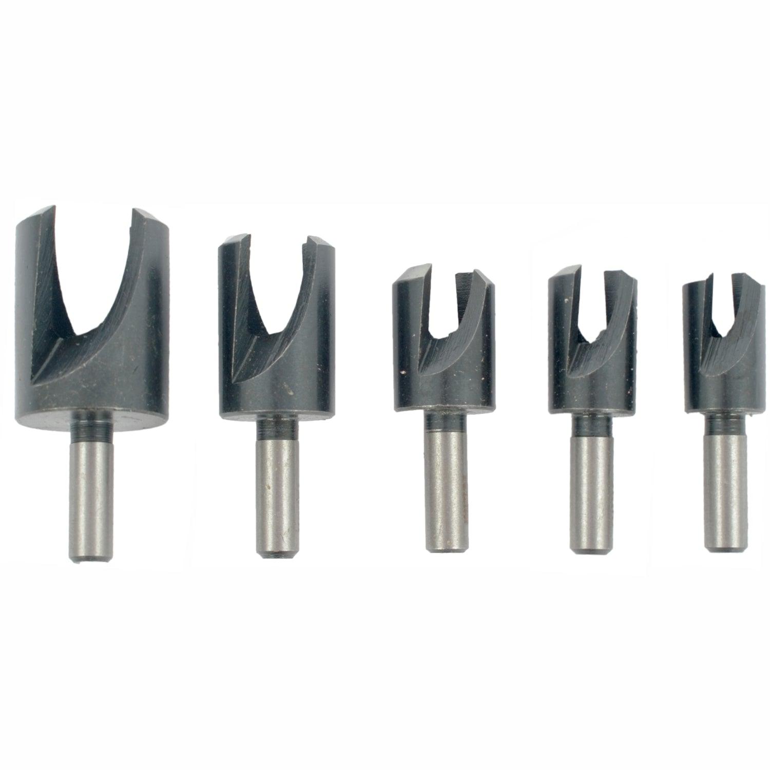 5 Pce Plug Cutter Set 6 8 10 12 16 Mm - Livestainable.co.za