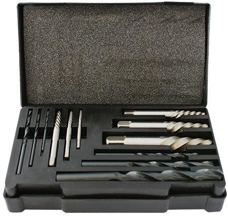 Screw Extractor Set 12 Pce With Drill Bits For M3 M24 Screws / Studs - Livestainable.co.za