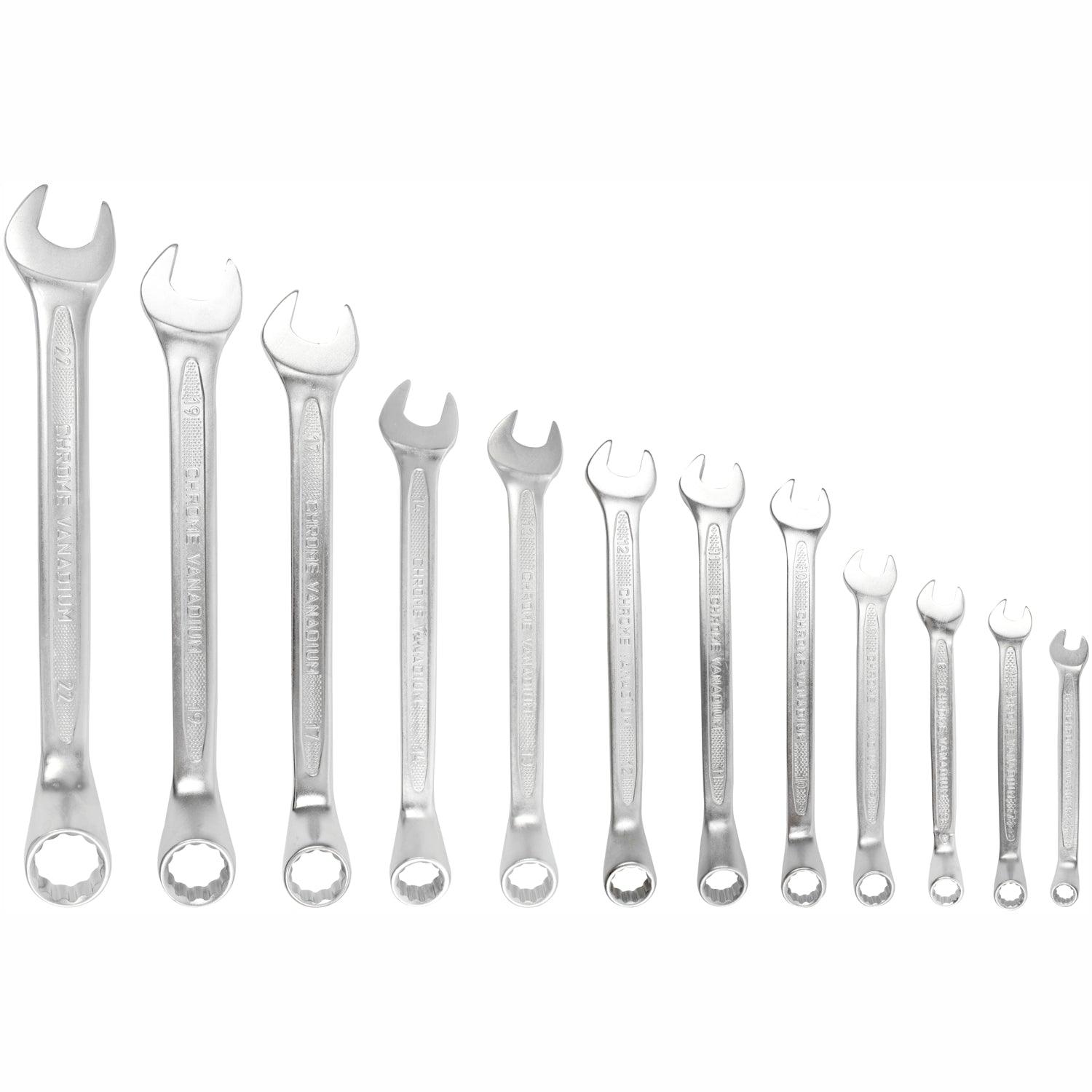 12 Pcs Deep Offset Combination Spanner Set 6 22 Mm - Livestainable.co.za