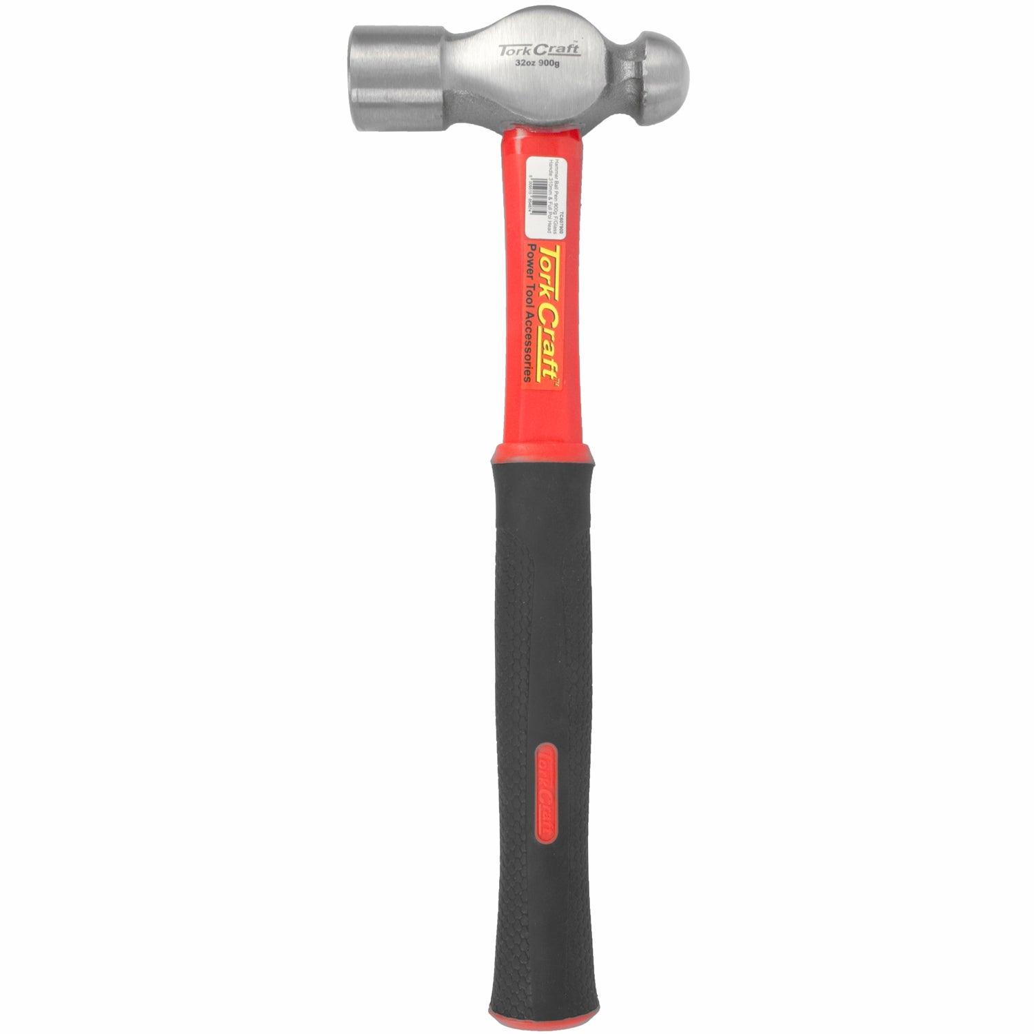 Hammer Ball Pein 900 G (32 Oz) Fibreglass Handle 310 Mm & Full Pol Head - Livestainable.co.za