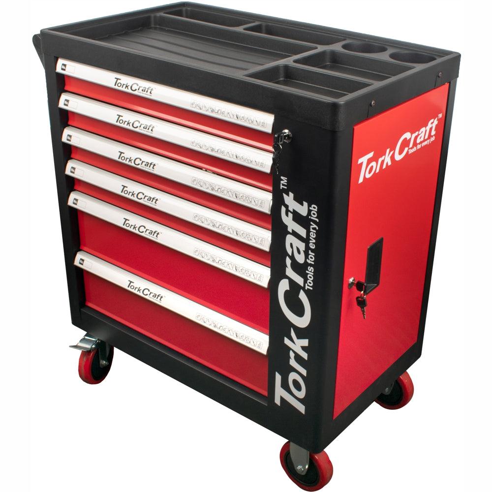 Tork Craft 6 Drawer Roller Tool Cabinet On Castors With 184 Pc Of Stock - Livestainable.co.za