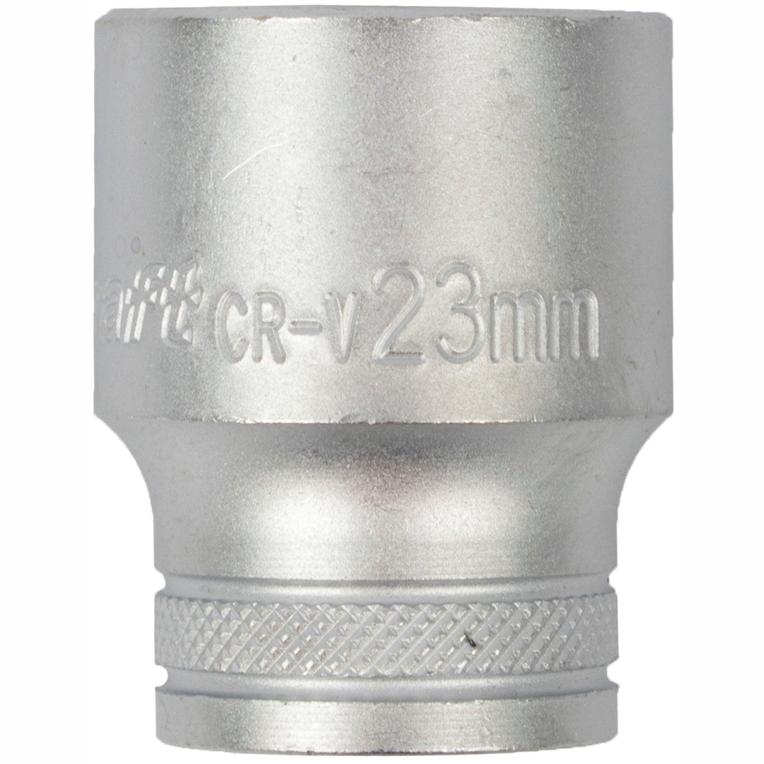 Socket 23 Mm X 31.8 Mm 1/2' Drive Crv 12 Point - Livestainable.co.za