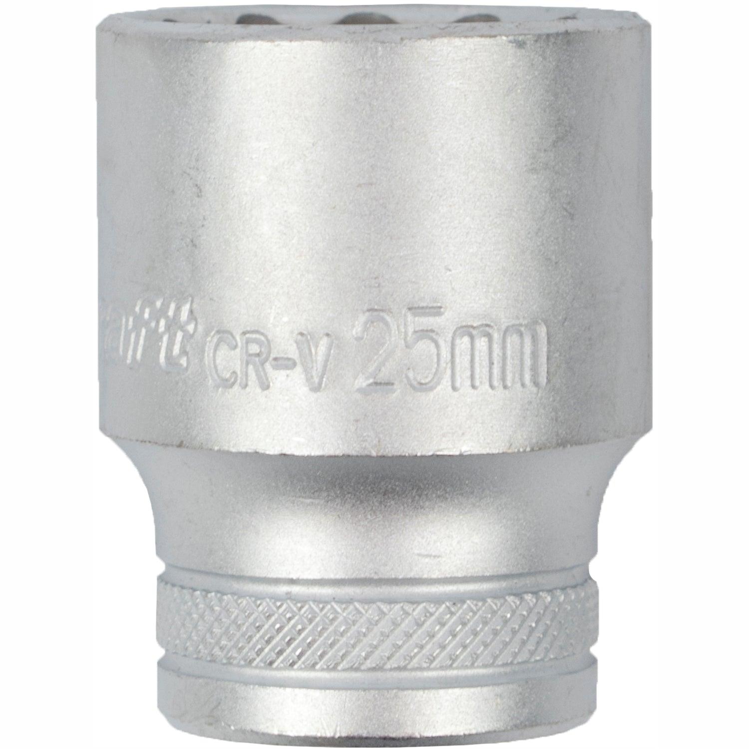 Socket 25 Mm X 33.8 Mm 1/2' Drive Crv 12 Point - Livestainable.co.za