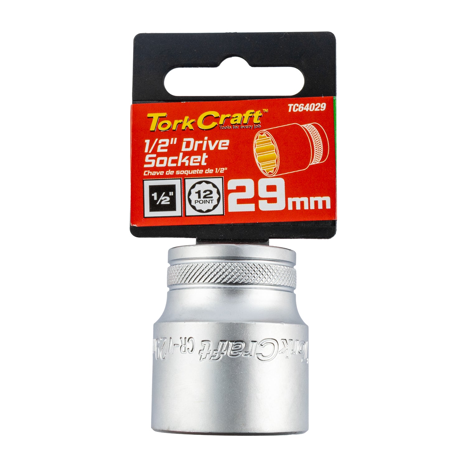 Tork Craft Socket 29 Mm X 41.8 Mm 1/2' Drive Crv 12 Point