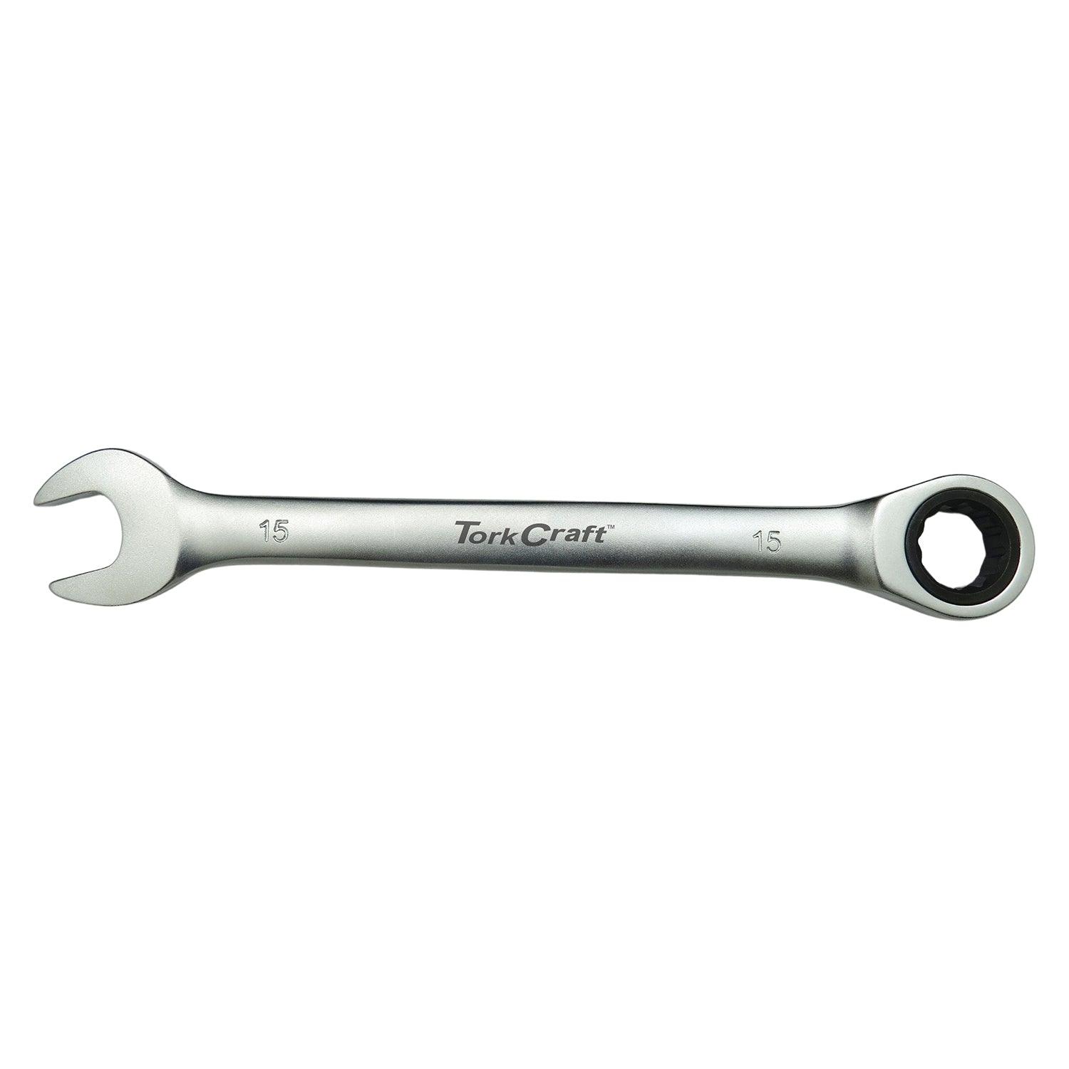 Combination Ratchet Wrench 15 Mm Fixed Head Spanner - Livestainable.co.za
