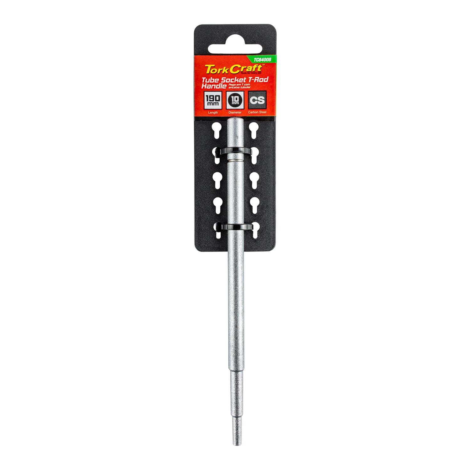 Tork Craft Tube Socket T Rod Handle 10 Mm X 190 Mm