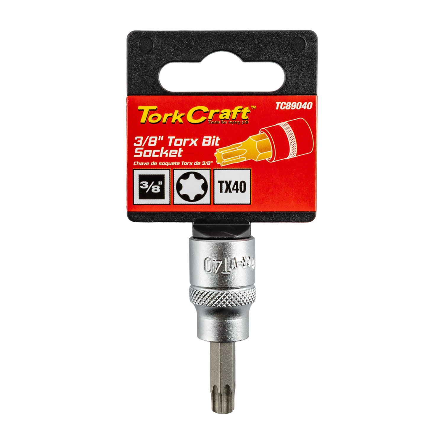 Tork Craft Socket Bit 3/8'dr Torx T40 S2