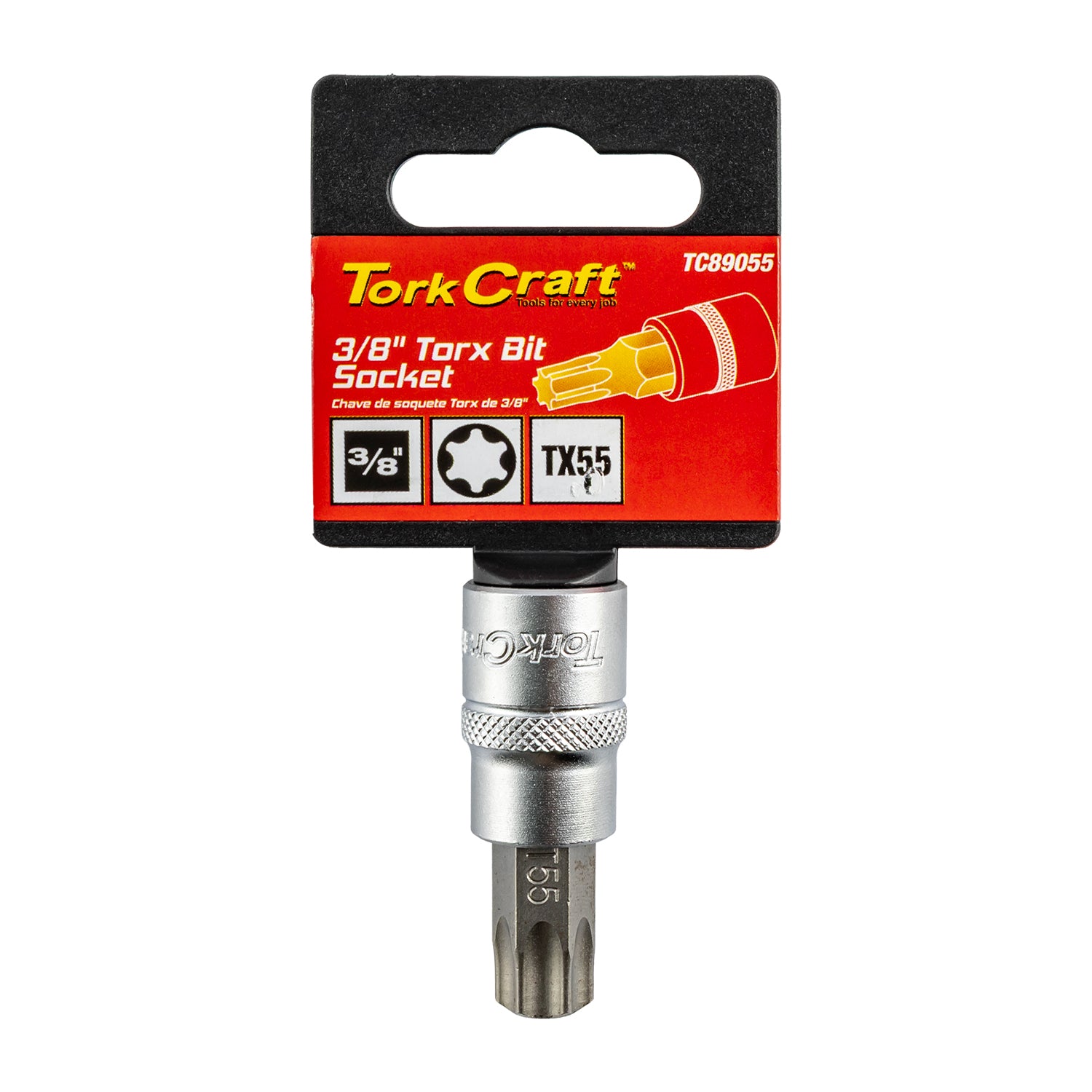 Tork Craft Socket Bit 3/8'dr Torx T55 S2