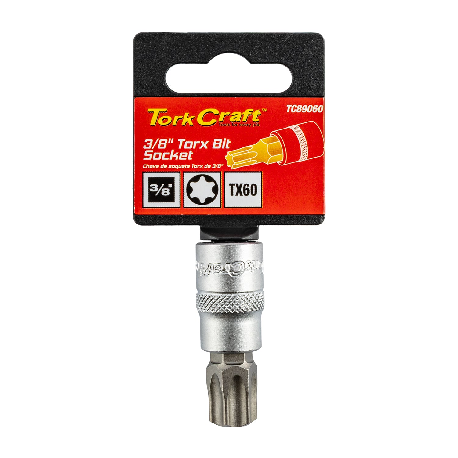 Tork Craft Socket Bit 3/8'dr Torx T60 S2