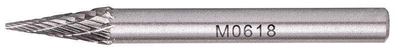 Rotary Burr Tungsten 6 X18 X6 Mm Conical Straight - Livestainable.co.za