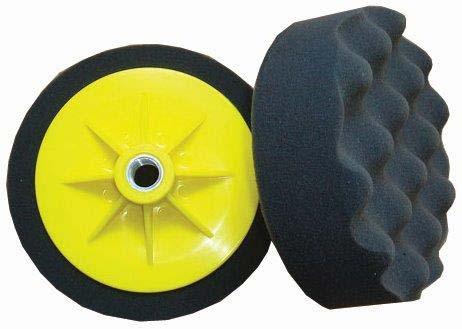 Compounding Sponge 150 Mm X M14 Black Waffle Soft - Livestainable.co.za