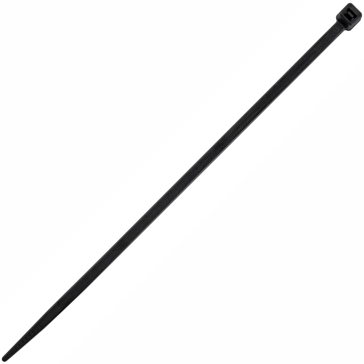 Nylon Cable Ties 4.8 Mm X 200 Mm Black 100 Pc - Livestainable.co.za