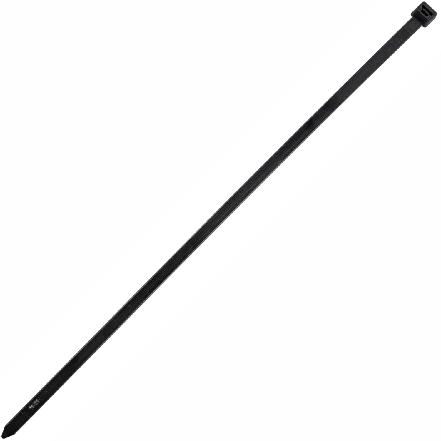 Nylon Cable Ties 4.8 Mm X 300 Mm Black 100 Pc - Livestainable.co.za