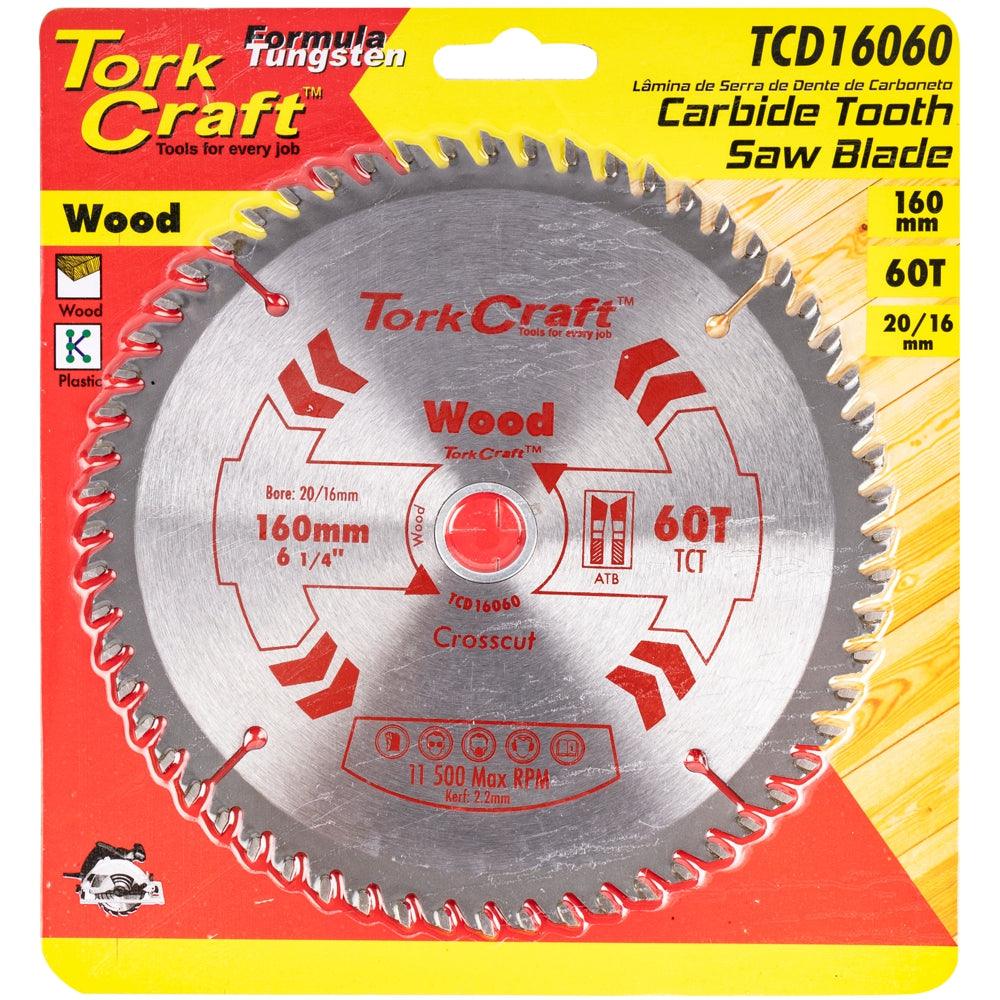 Blade Tct 160 X 60 T 20/16 General Purpose Cross Cut - Livestainable.co.za