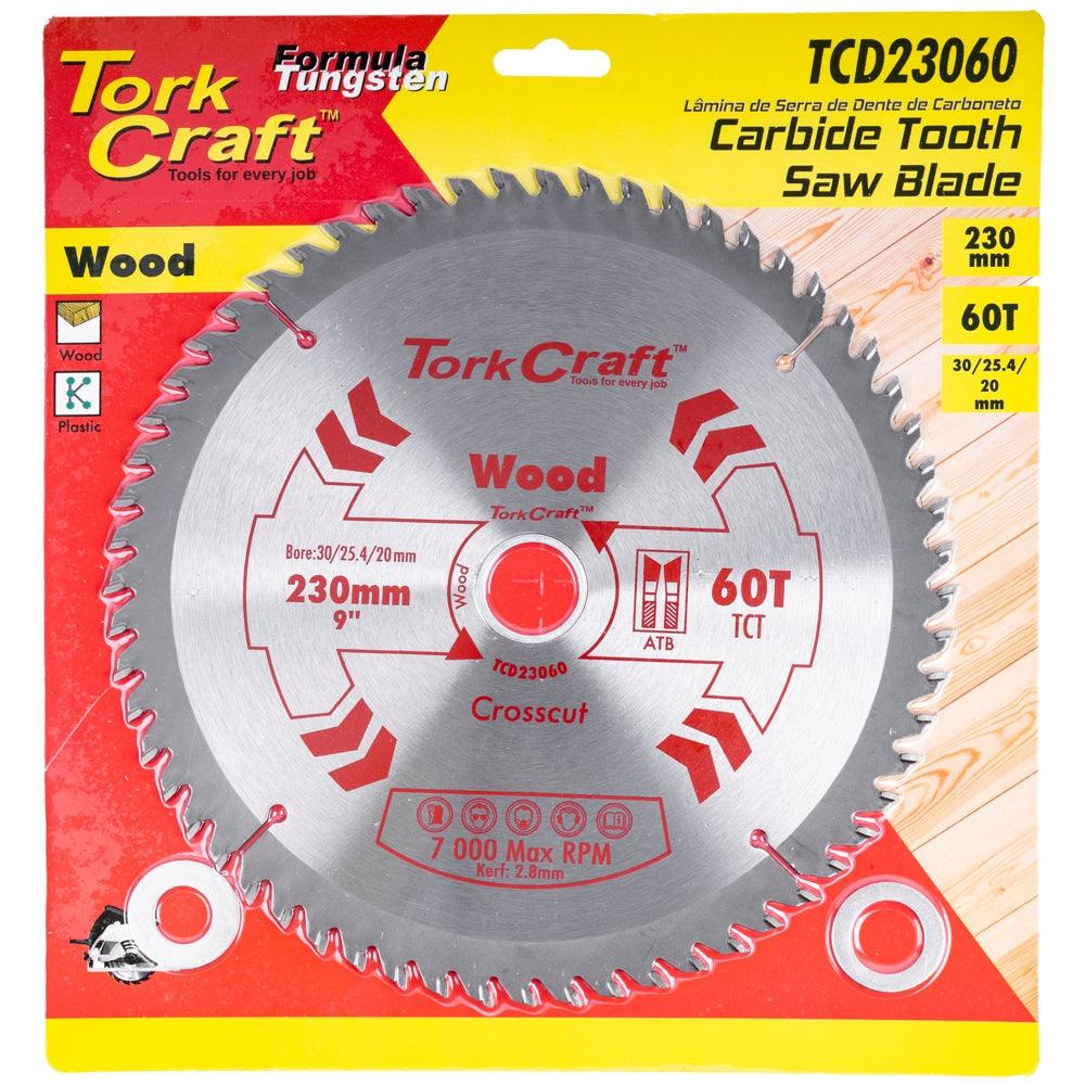 Blade Tct 230 X 60 T 30/1/20 General Purpose Cross Cut - Livestainable.co.za