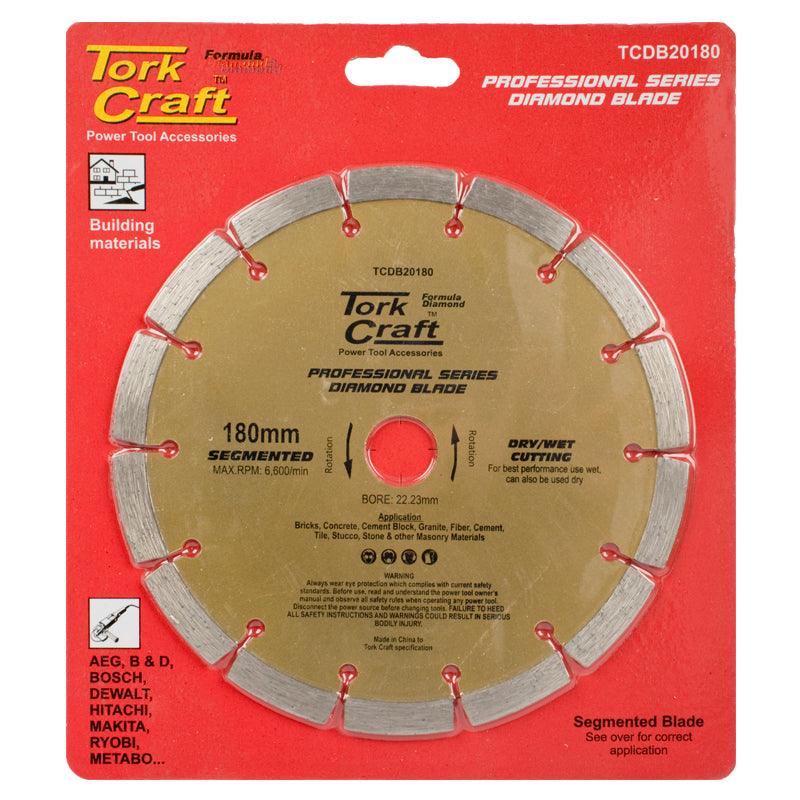 Diamond Blade 180 Mm Segmented Profesional - Livestainable.co.za