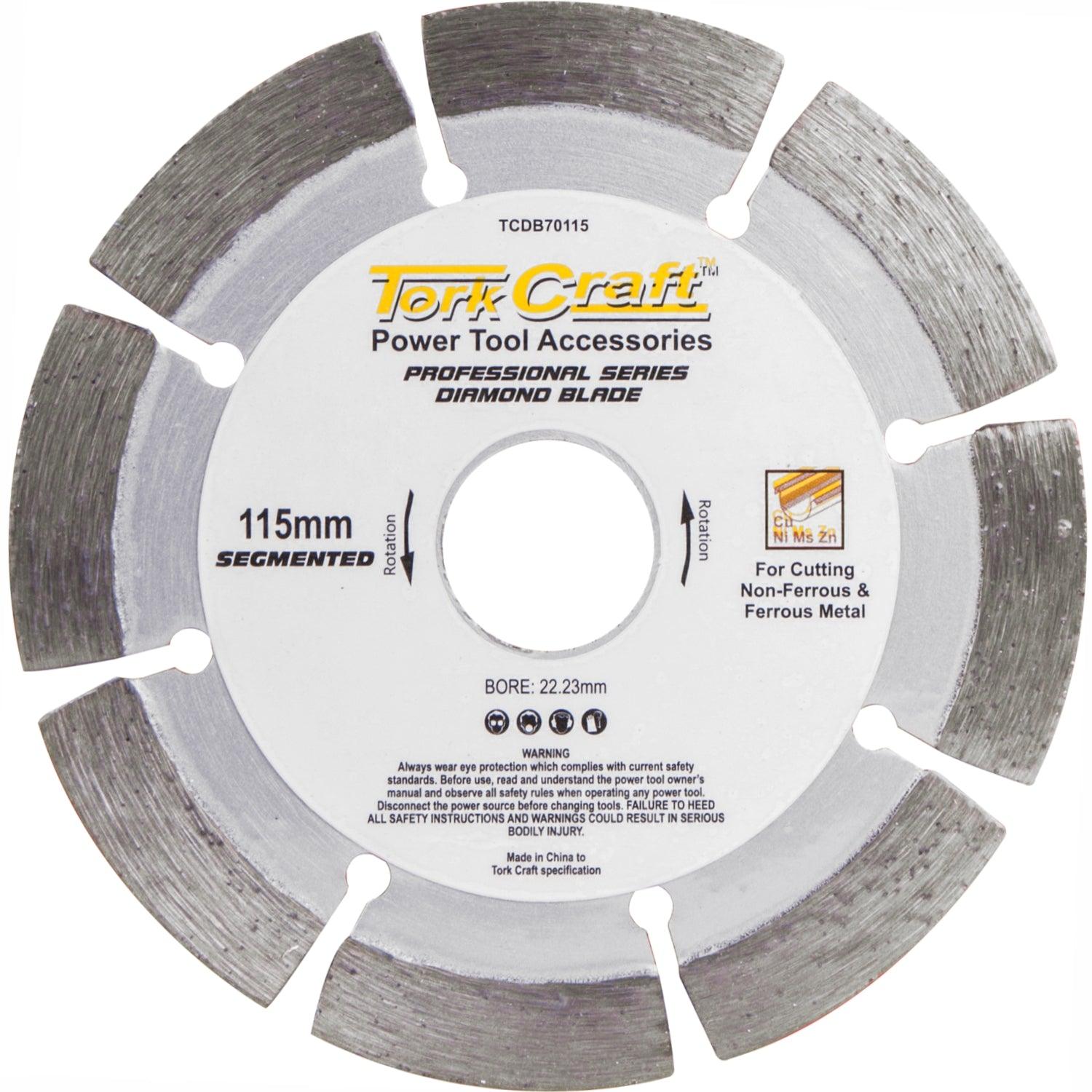 Diamond Blade Seg.115 X 22.23 Mm For Metal Cutting - Livestainable.co.za