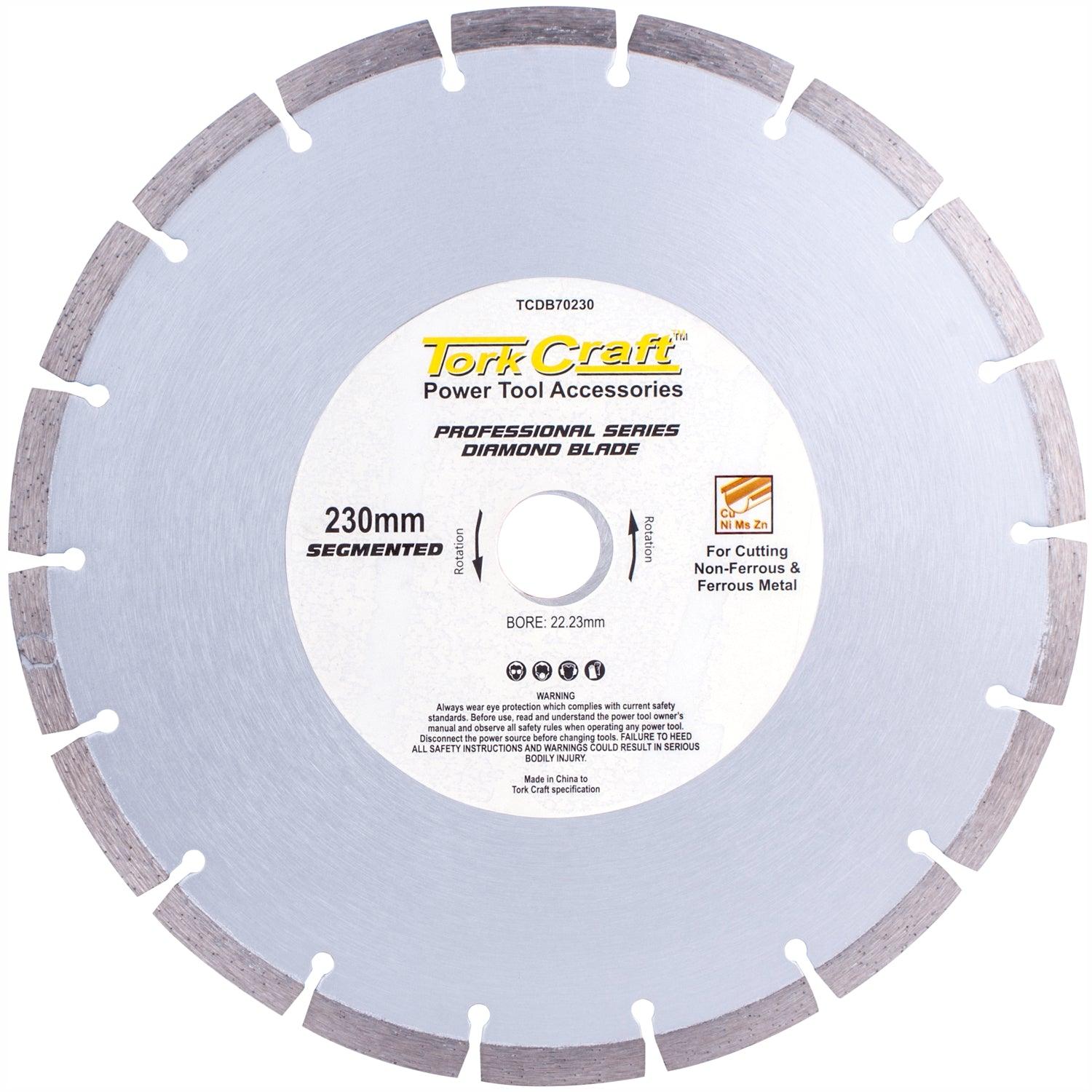 Diamond Blade Seg.230 X22.23 Mm Metal Cutting - Livestainable.co.za