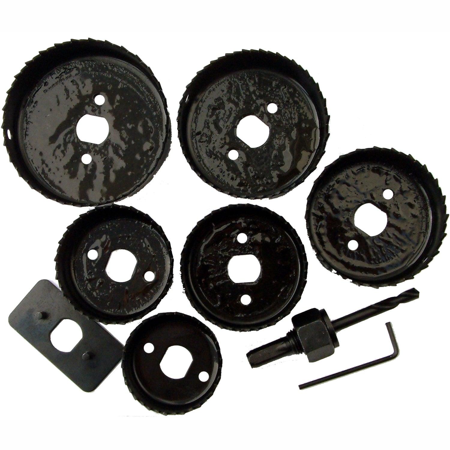 Downlighter Holesaw Set 6 Pce 51 60 64 72 75 86 - Livestainable.co.za
