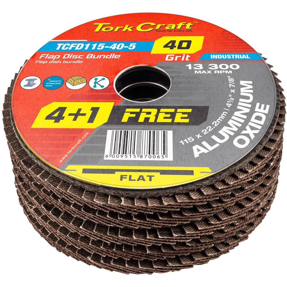 Flap Sanding Disc 115 Mm 40 Grit 4+1 Free A/O - Livestainable.co.za