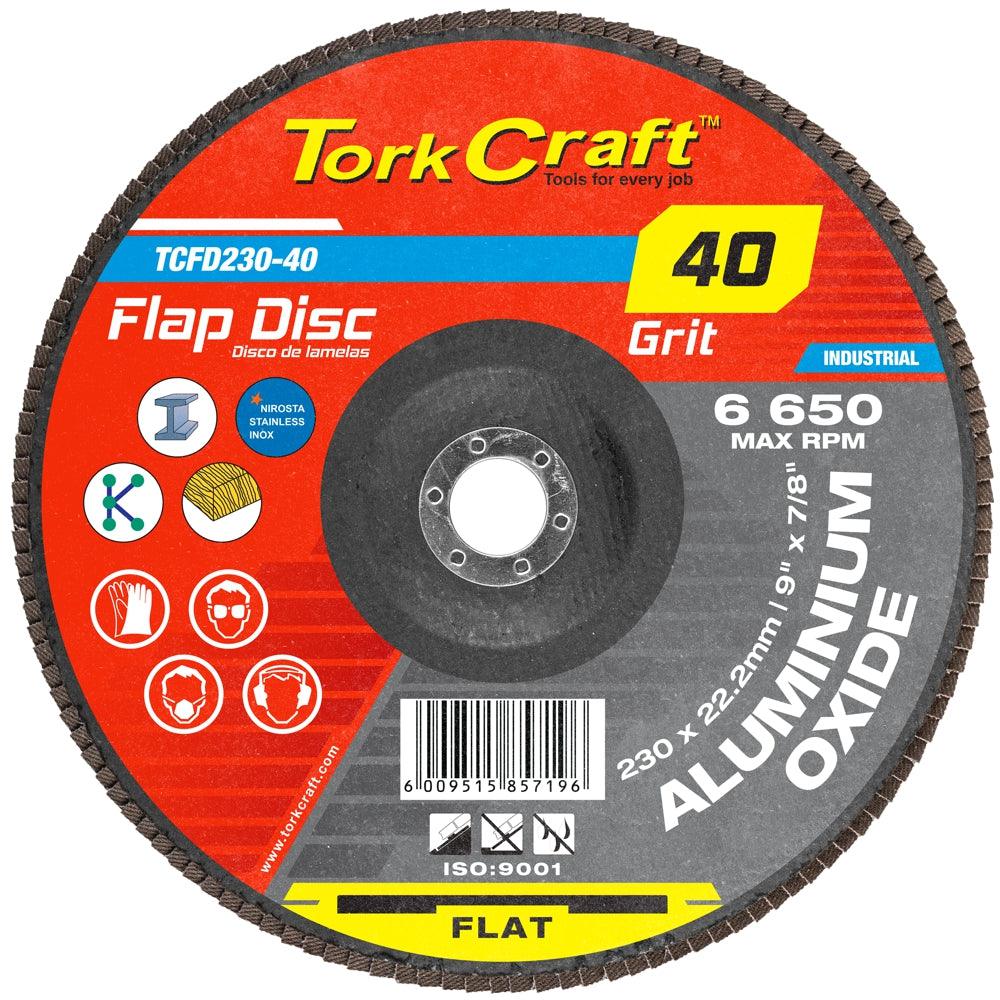 Flap Sanding Disc 230 Mm 40 Grit A/O - Livestainable.co.za