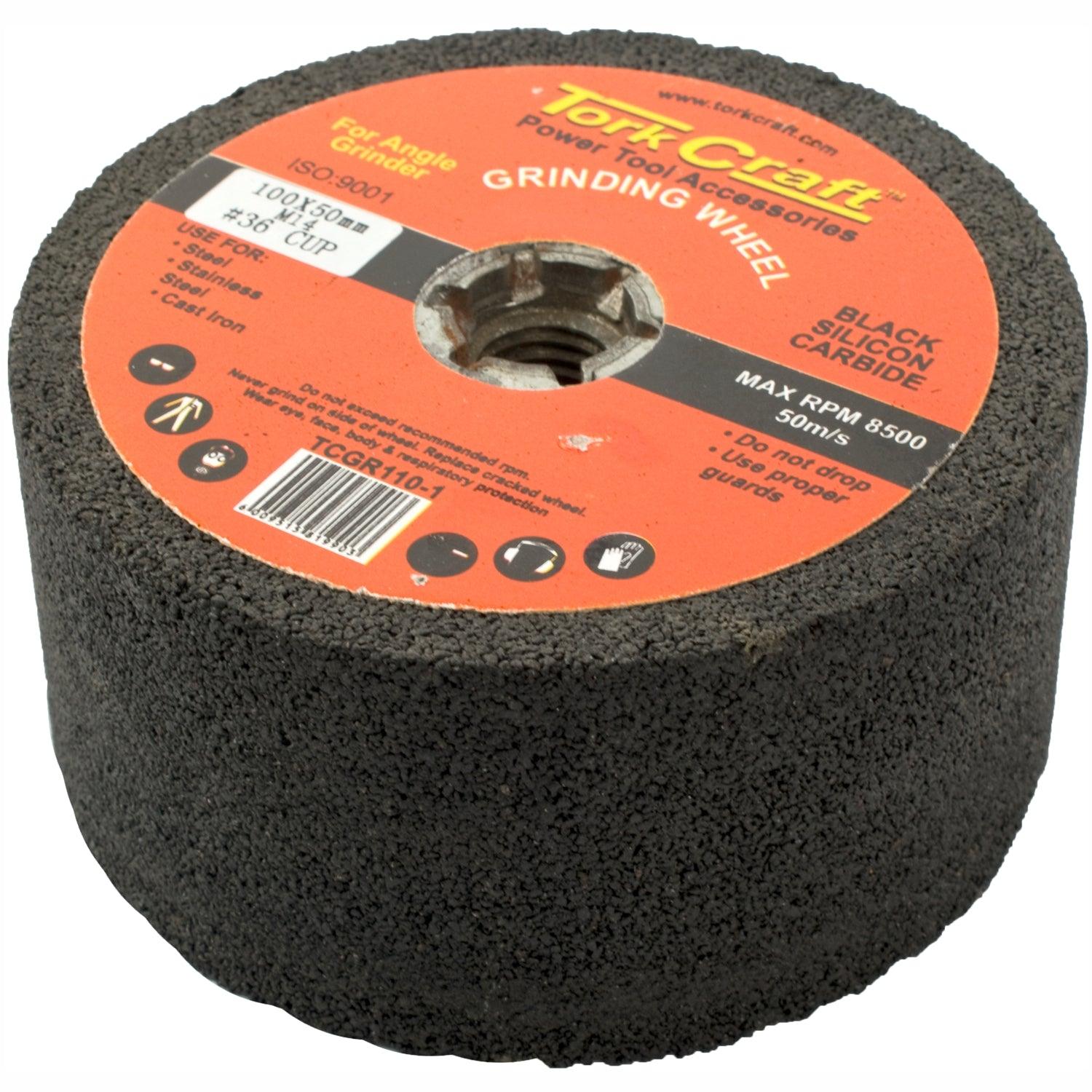 Grinding Wheel 100 X50 M14 Bore #36 Cup Angle Grinder - Livestainable.co.za