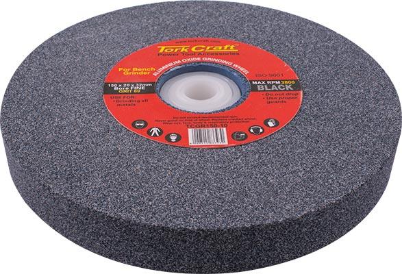 Grinding Wheel 150 X20 X32 Mm Bore 60 Gr W/Bushes For B/G Black - Livestainable.co.za