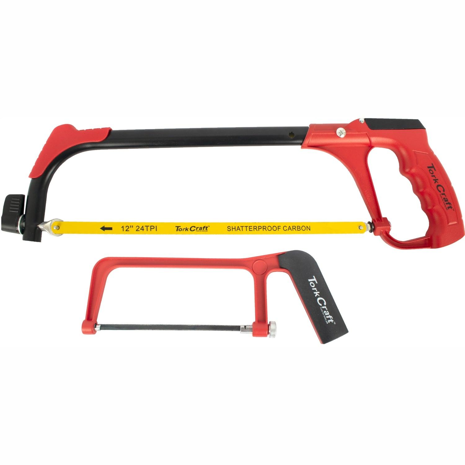 Hacksaw & Junior Combo Set (Tchs002+Tchs003) 3 Free Blades Tork Craft - Livestainable.co.za