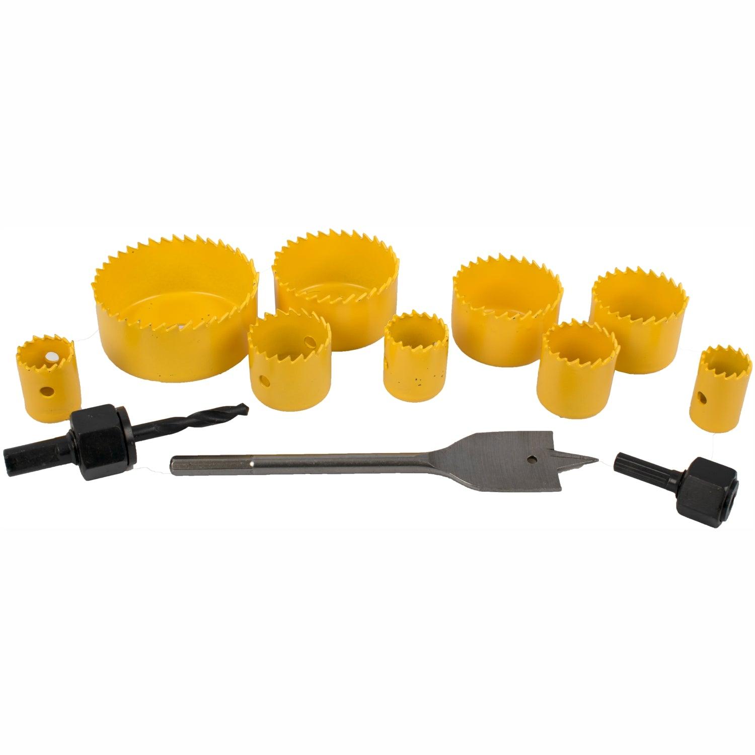 Holesaw Set 13 Pce In Case Carbon Steel - Livestainable.co.za