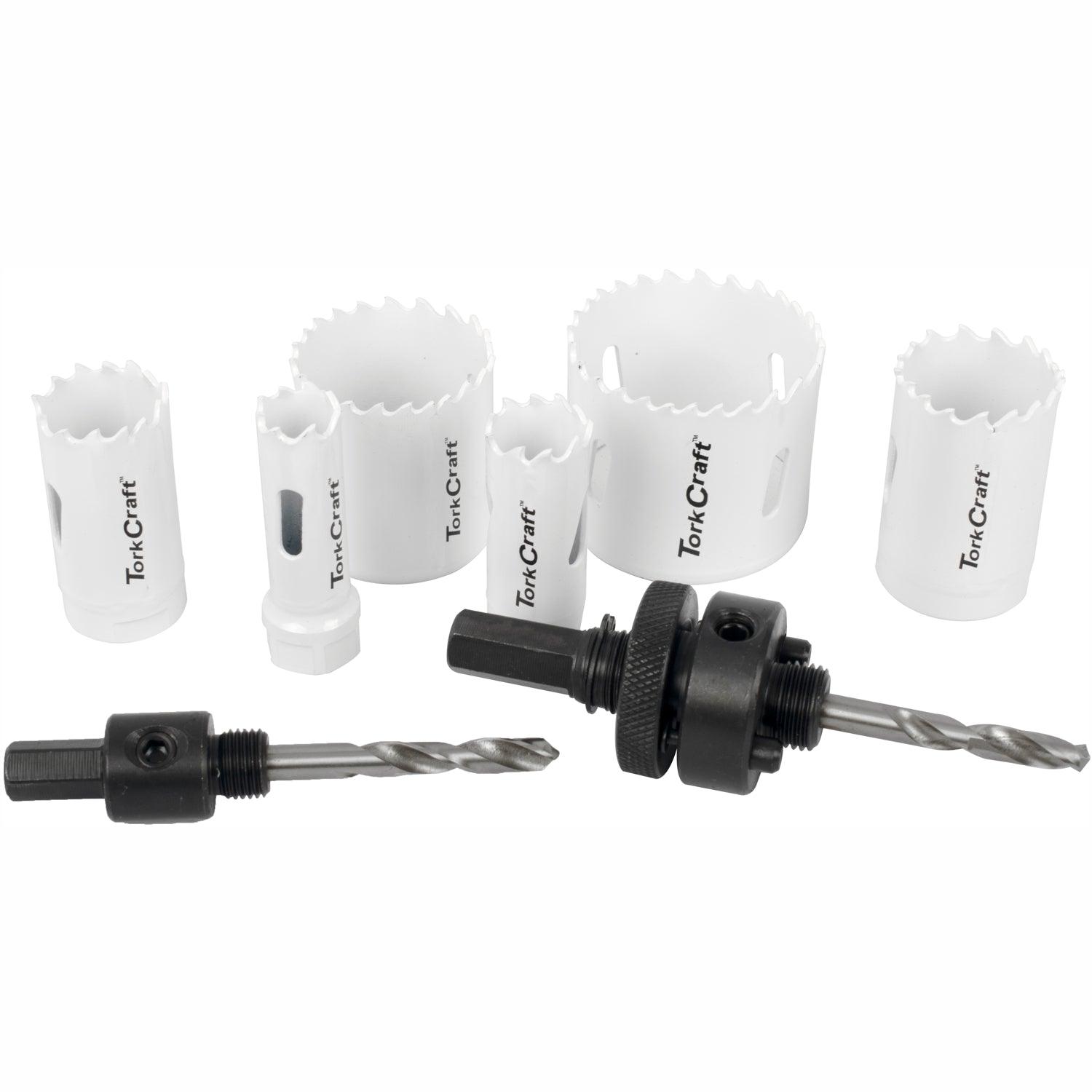 Holesaw Set 9 Pc In Alum Case Bi Metal 16 20 25 32 40 51 Mm - Livestainable.co.za