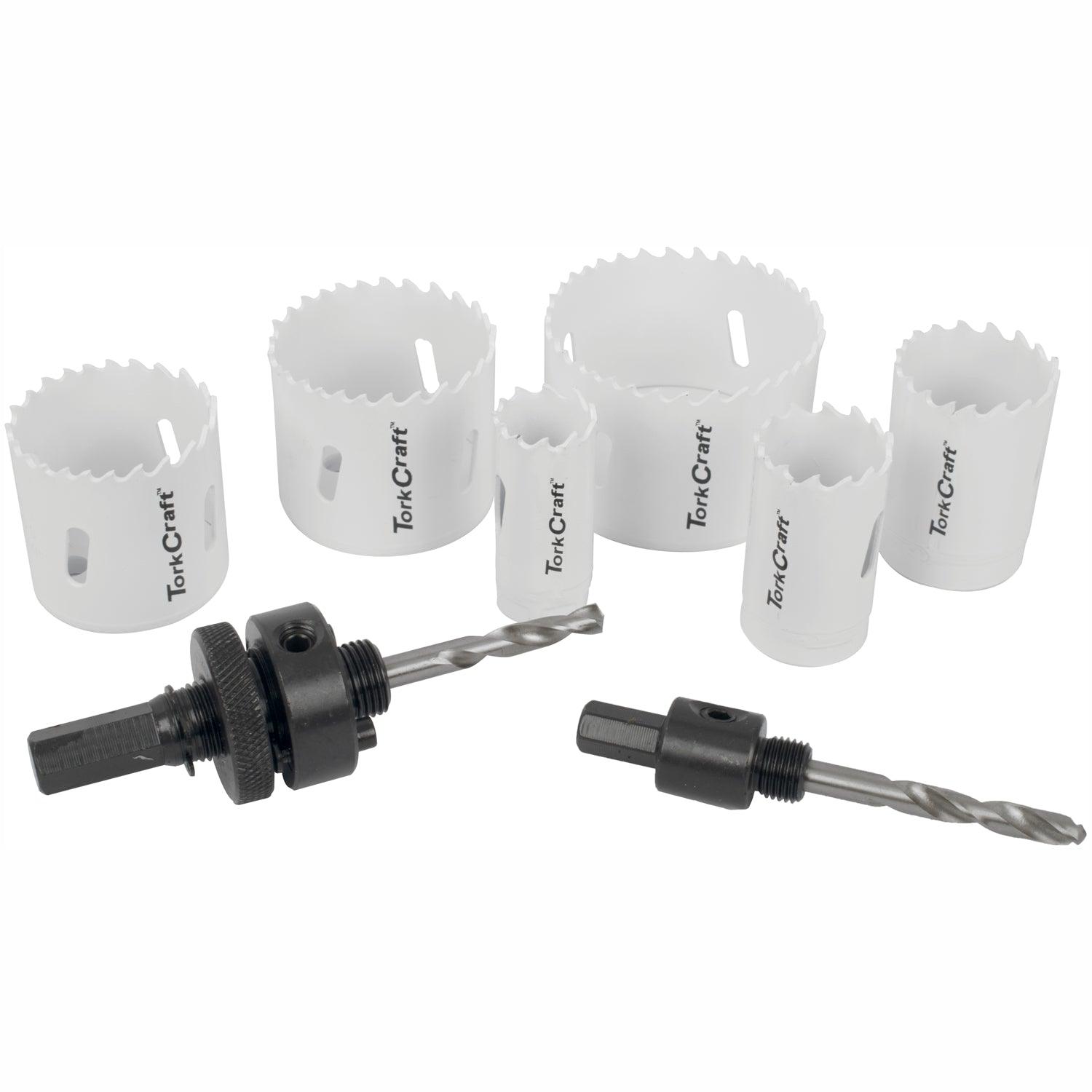 Holesaw Set 9 Pc In Case Bi Metal 22 29 35 44 51 64 Mm - Livestainable.co.za