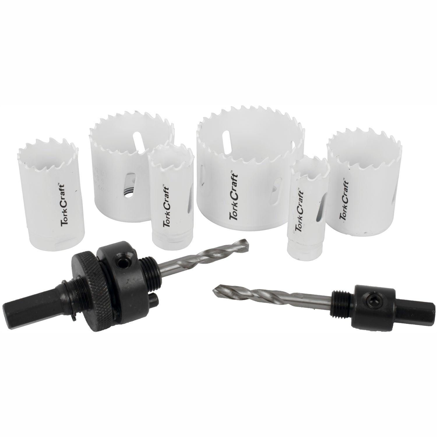 Holesaw Set 9 Pc In Case Bi Metal 19 22 29 38 44 57 Mm - Livestainable.co.za