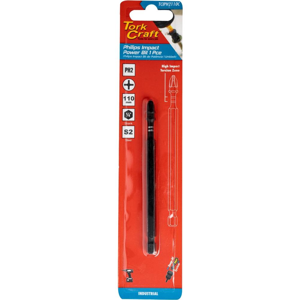 Impact Ph2 X 110 Mm Power Bit 1 Pc Carded - Livestainable.co.za