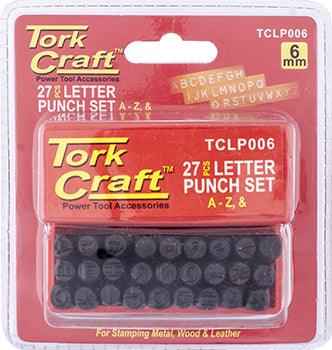 Letter Punch Set 6 Mm (A Z) Capital Black Finish - Livestainable.co.za