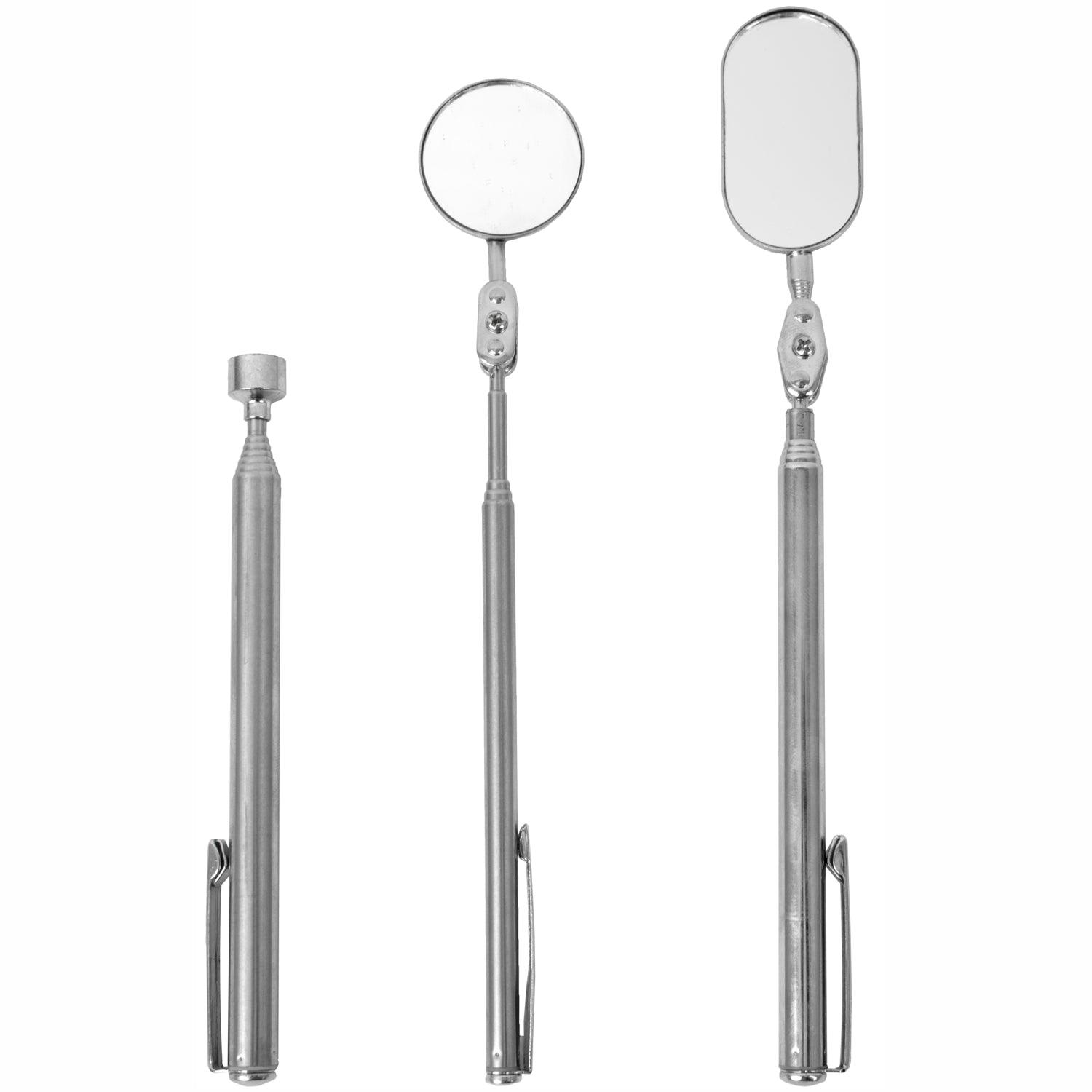 Magnetic Inspection Tool Set 3 Pc 2 X Insp. Mirror 1 X Pick Up - Livestainable.co.za