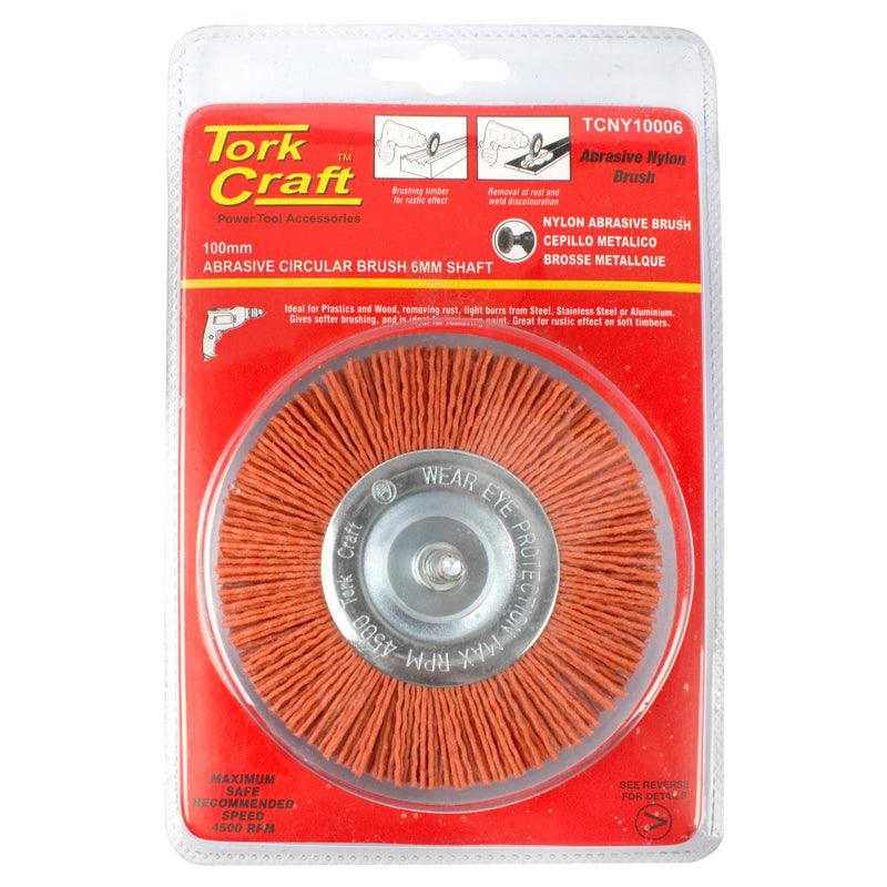 Nylon Wheel Brush 100 X 6 Mm Tcw - Livestainable.co.za