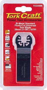 Quick Change Flush Cut Metal Saw Blade 28 Mm(1 1/8')18 Tpi - Livestainable.co.za