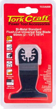 Quick Change Flush Cut Universal Saw Blade 65 Mm(2 1/2')18 Tpi - Livestainable.co.za