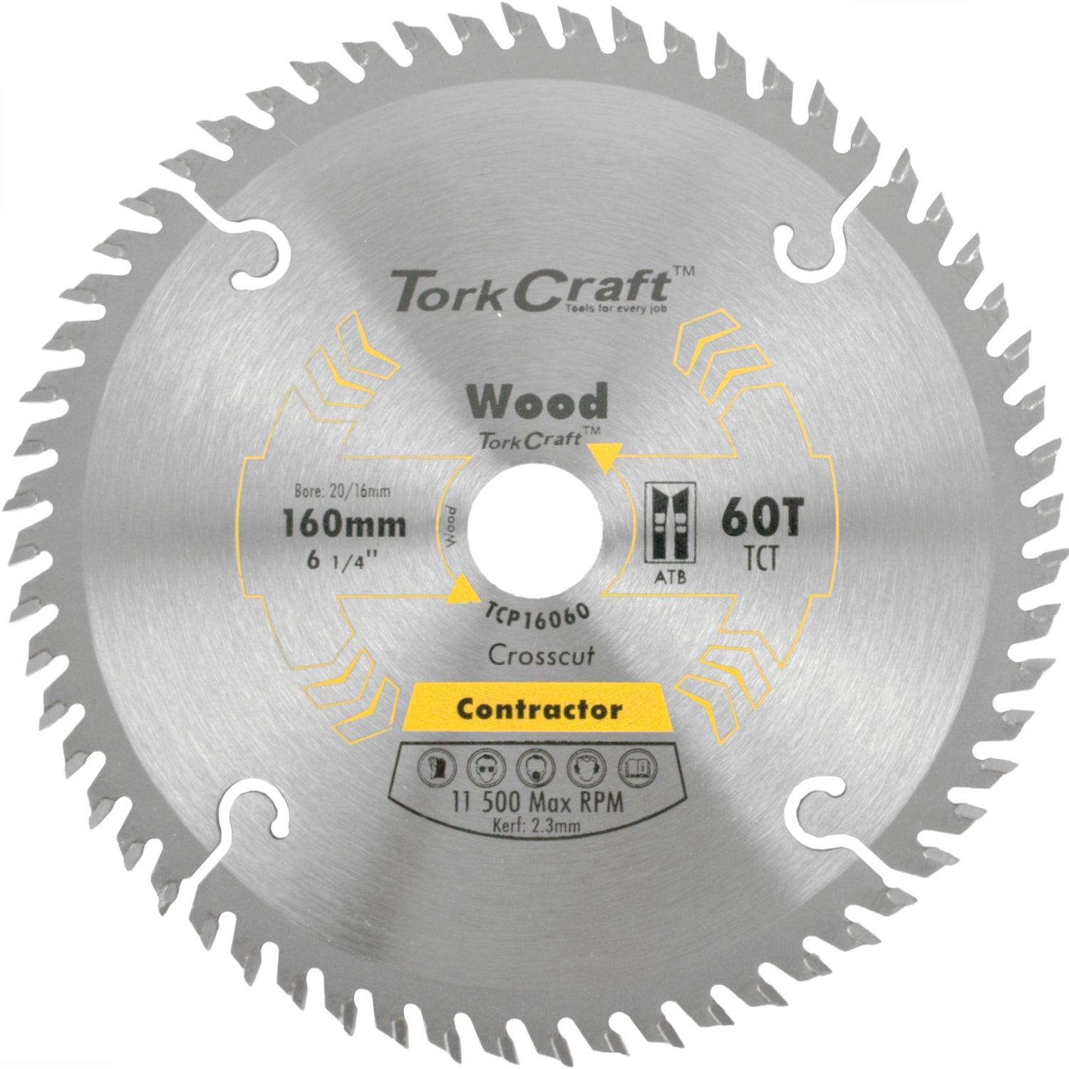 Blade Contractor 160 X 60 T 20/16 Circular Saw Tct - Livestainable.co.za