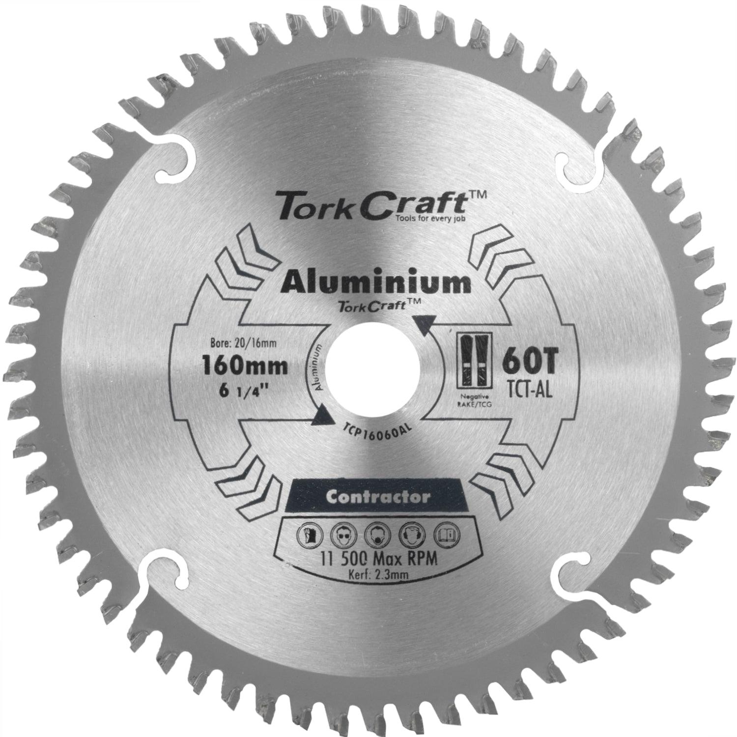 Blade Contractor Alum 160 X 60 T 20/16 Circular Saw Tct - Livestainable.co.za