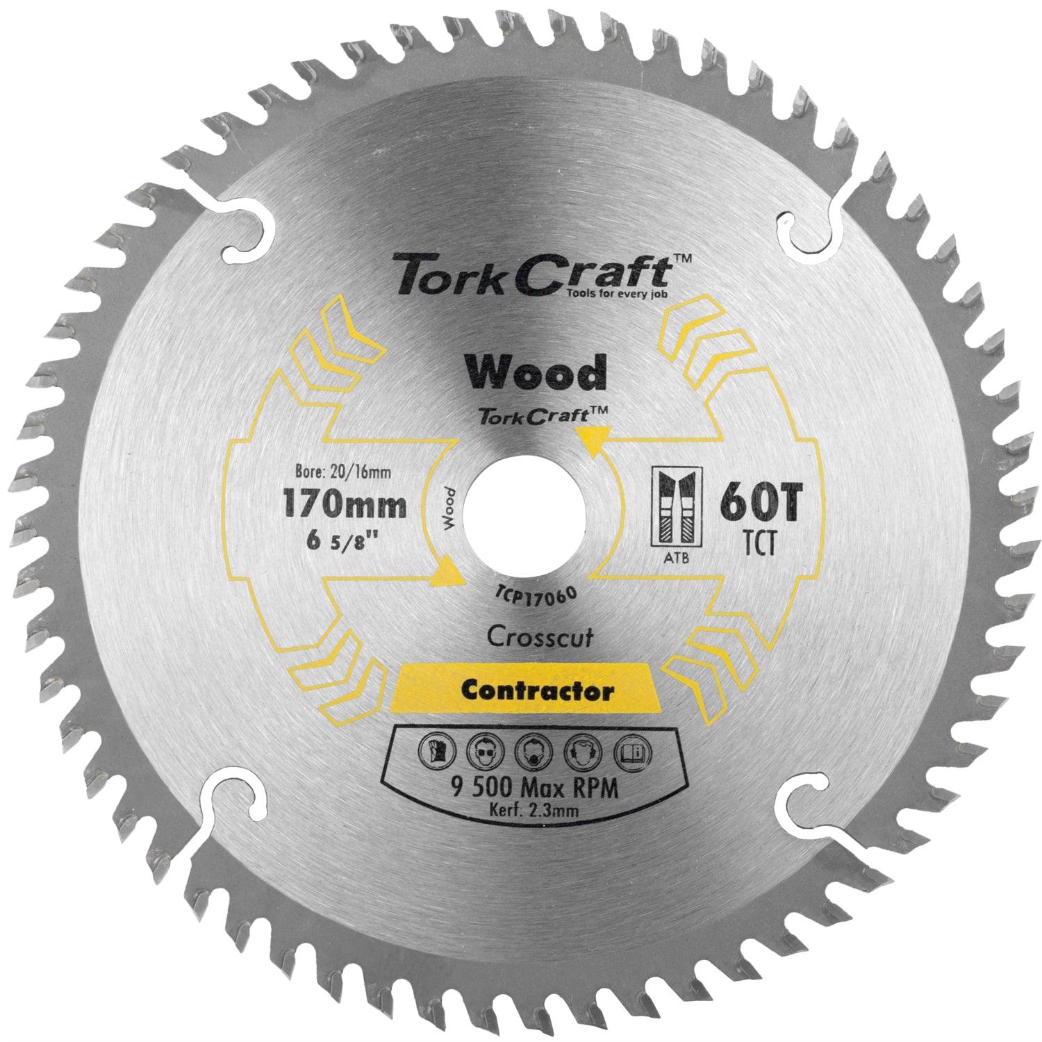 Blade Contractor 170 X60 T 20/16 Circular Saw Tct - Livestainable.co.za