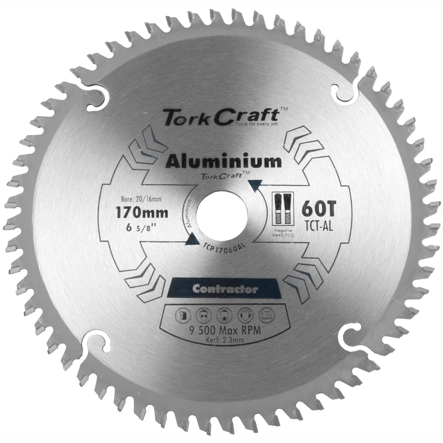 Blade Contractor Alum 170 X 60 T 20/16 Circular Saw Tct - Livestainable.co.za